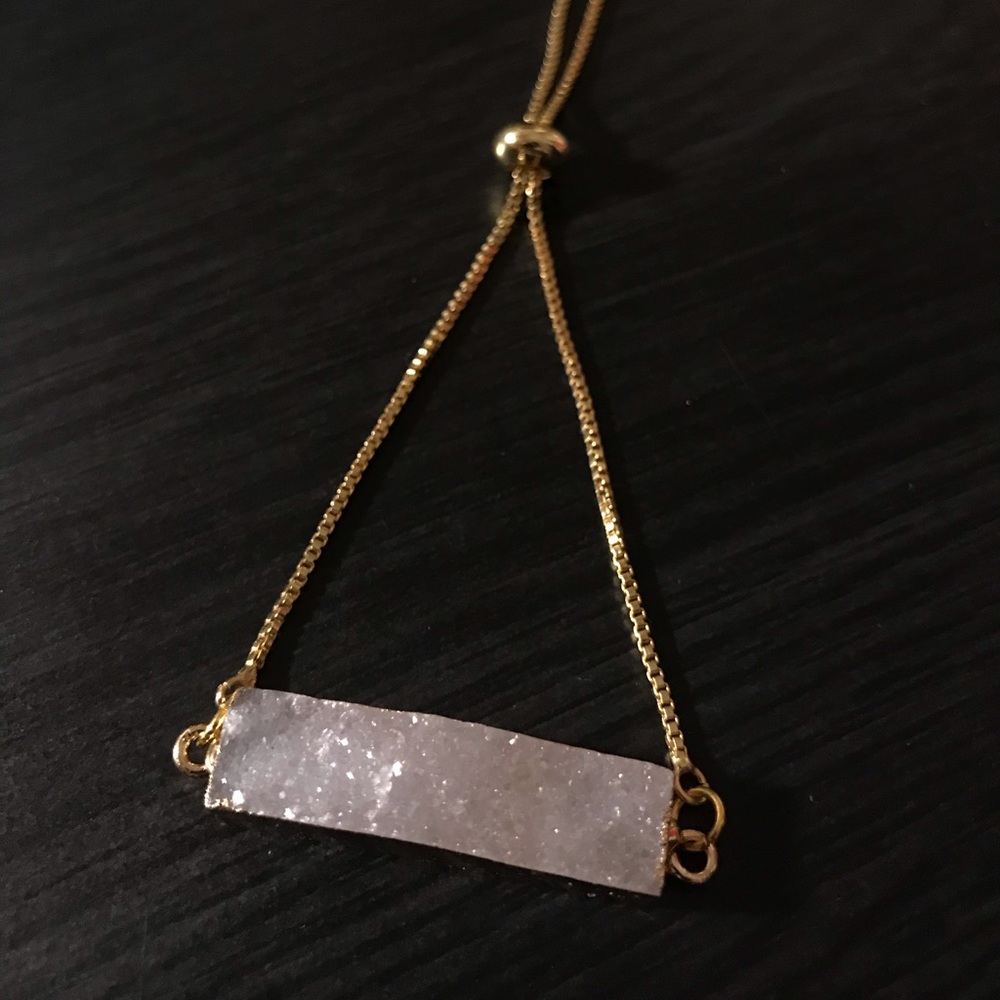 Natural Druzy Agate Bracelet